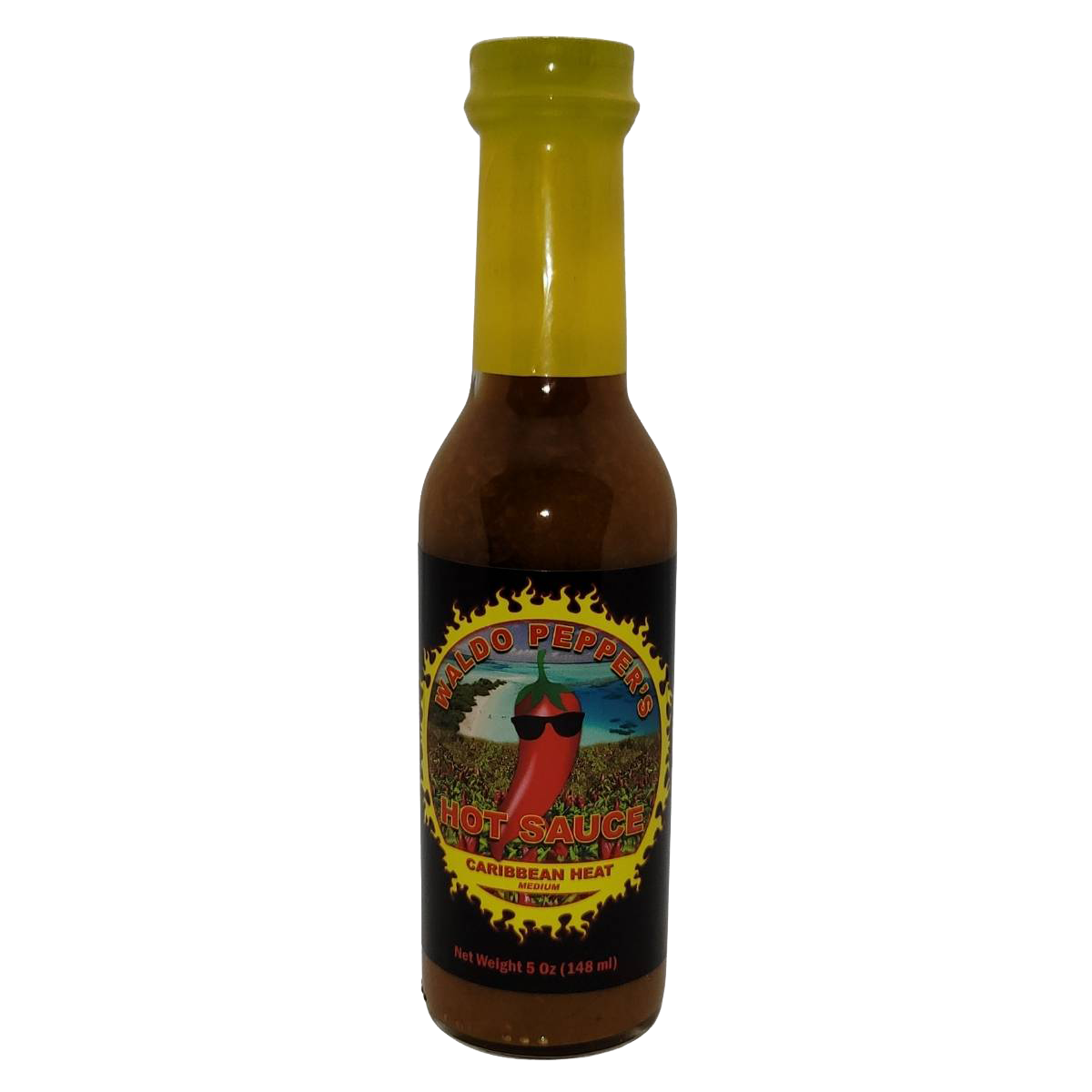 Waldo Peppers Hot Sauce - Caribbean Heat